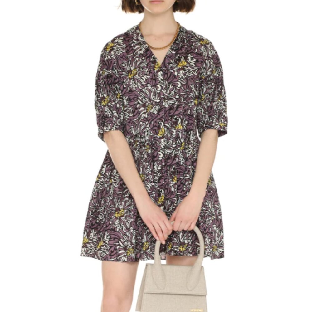 .Max Mara S Collection Balenio Floral Longling Blouse / Mini Dress